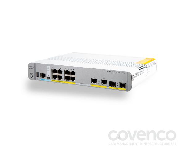 2960-CX Switch, 8 GE PoE+, Uplinks: 2 x 1G SFP And 2 x 1G Copper LAN Base