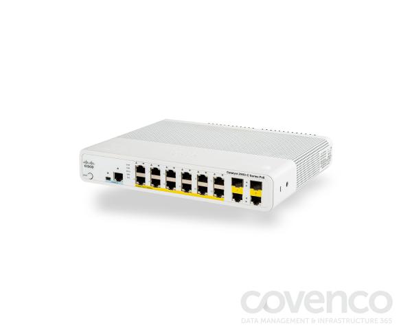 Isco Catalyst 2960-C PoE Switch 8 FE PoE, 2 x Dual Purpose Uplink, LAN Base