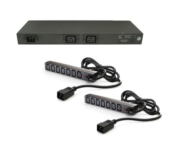 Modular Power Distribution Unit (1 x C19 Input, 2 x C20 Output) With 2 x PDU Arm
