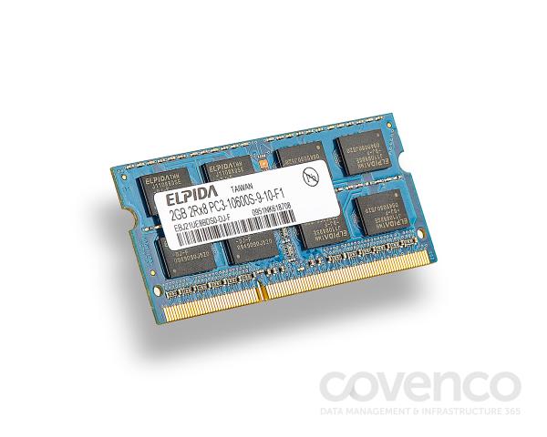 1 x 2 GB DDR3 10600 MB/s (1333 MHz) Unbuffered SODIMM Memory