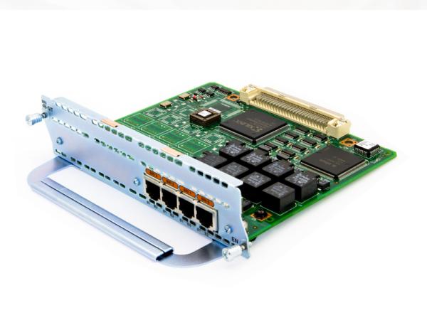 CISCO 4 PORT ISDN-BRI NETWORK MODULE.