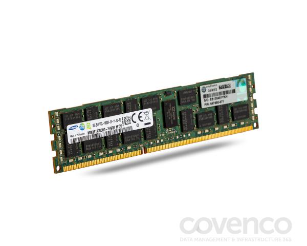 HP 8GB (1x8GB) Dual Rank X4 PC3L- 10600R Registered CAS-9 Low-Profile Memory Kit