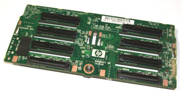 8 SLOT Small-Form-Factor HARD DISK BACKPLANE (For DL380 G6 / G7)