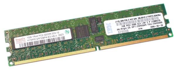 1GB PC2-3200 ECC DDR2 SDRAM RDIMM
