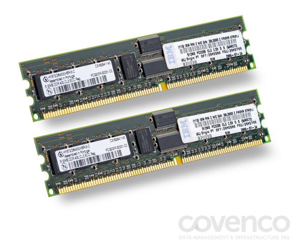 1Gb (2 x 512Mb) PC3200 ECC DDR SDRAM
