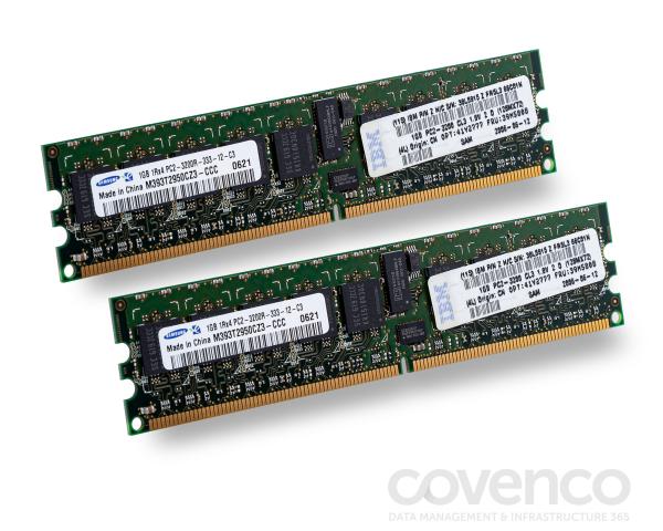 2 X 1GB PC2-3200 ECC DDR2 SDRAM