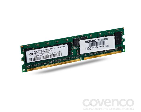 256MB PC2700 CL2.5 ECC DDR SDRAM RDI
