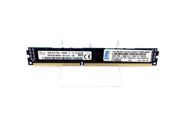 16GB (1x16GB, 2Rx4, 1.35V) PC3L-12800 CL11 ECC DDR3 1600MHz VLP RDIMM