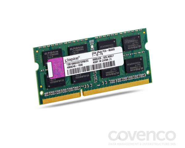 1 x 2 GB DDR3 8500 MB/s (1066 MHz) Unbuffered SODIMM Memory