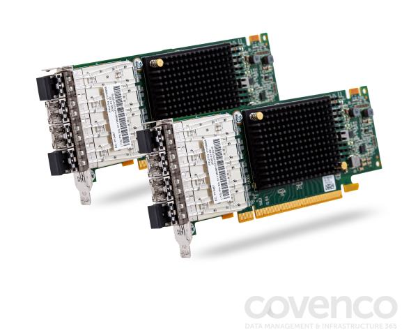 32 Gb/s Fibre-Channel 4 Port Adapter Cards (Pair) Inc SFP's