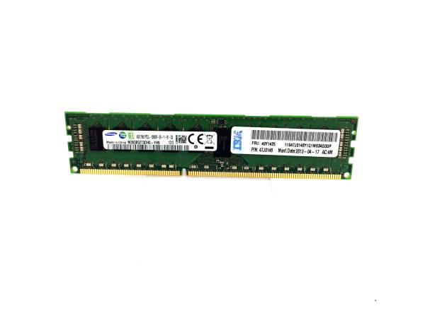 IBM 4Gb DDR3 1x4GB 2Rx8 1.35V PC3L-10600 Memory Dimm