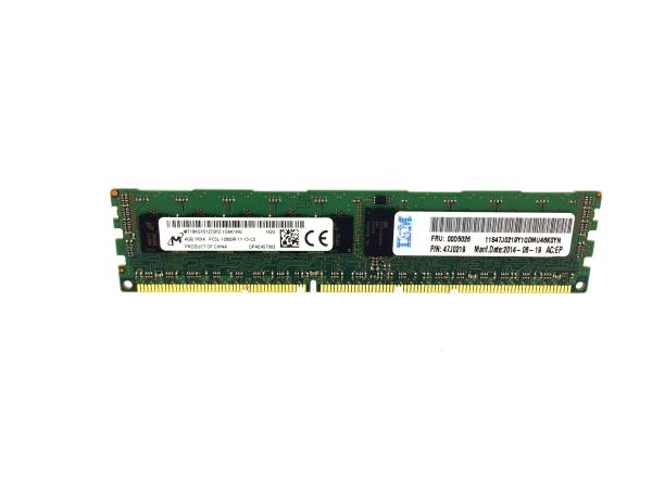 4GB (Single Rank *4) 1.35V PC3 12800DDR3 ECC 1600 MHz Low-Profile RDIMM