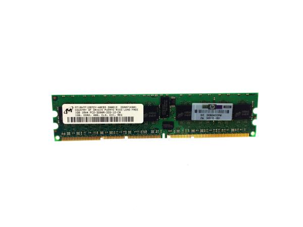 1GB DIMM DDR2 1Rx4 PC2-3200R 400MHZ ECC CL3 (Assembly Part Number)