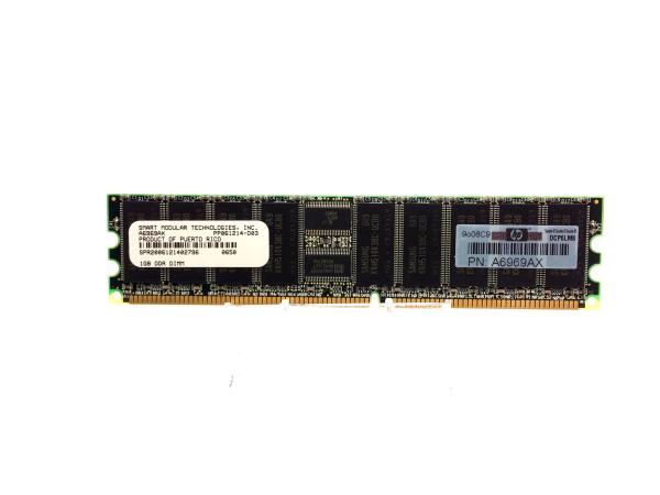 1.0GB, 266MHz, PC2100, ECC DDR-SDRAM DIMM Memory Module