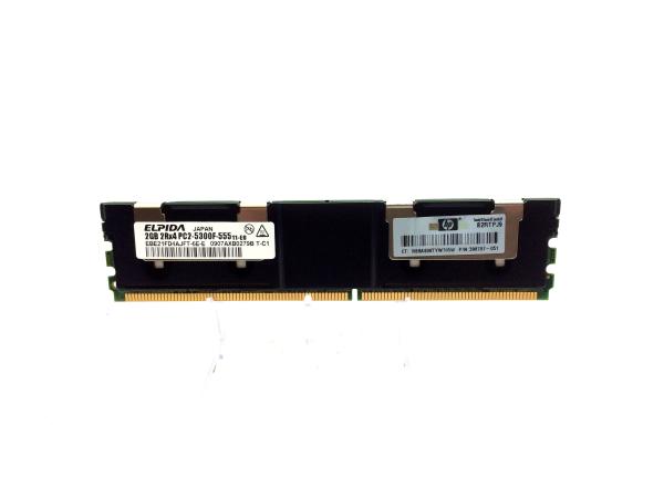 2GB, 667MHz, PC2-5300F-5, DDR2, Dual-rank x4, 1.80V, Registered, Fully-buffered 