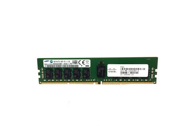 16GB DDR4-2400-MHz RDIMM / PC4-19200 / Single Rank / X4 / 1.2v
