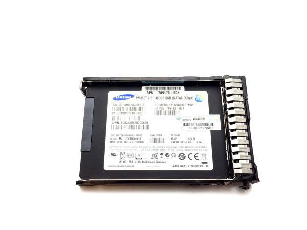 HP 480GB 6G SATA READ INTENSIVE Small-Form-Factor 2.5 inch SC 3YR WTY SOLID STAT
