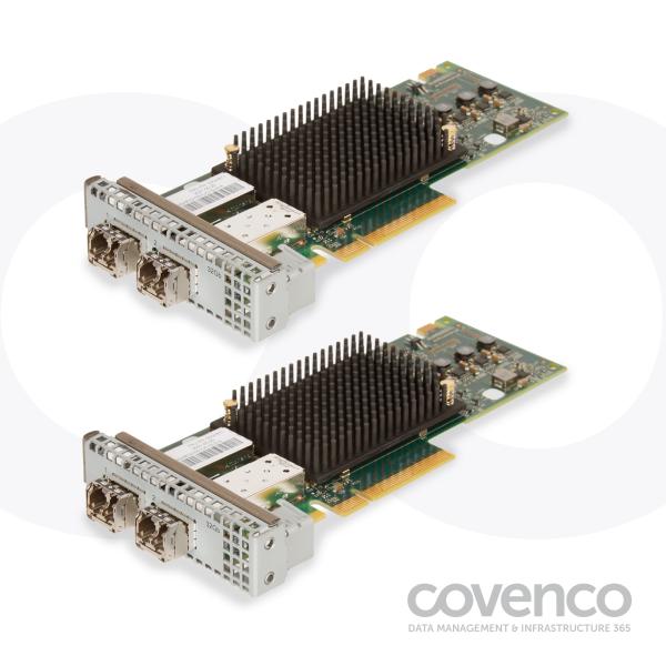 32Gbps Fibre-Channel 2 Port Adapter Cards (Pair) inc SFP's