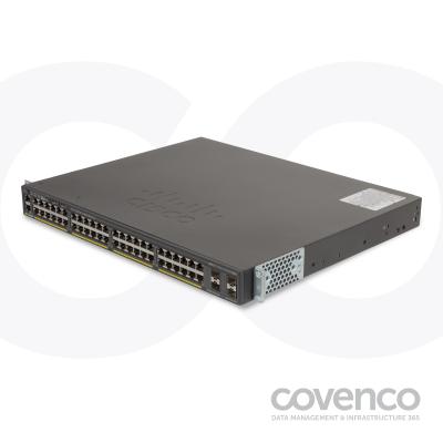Catalyst 2960-X 48 GigE PoE 370W, 2 x 10G SFP+ LAN Base