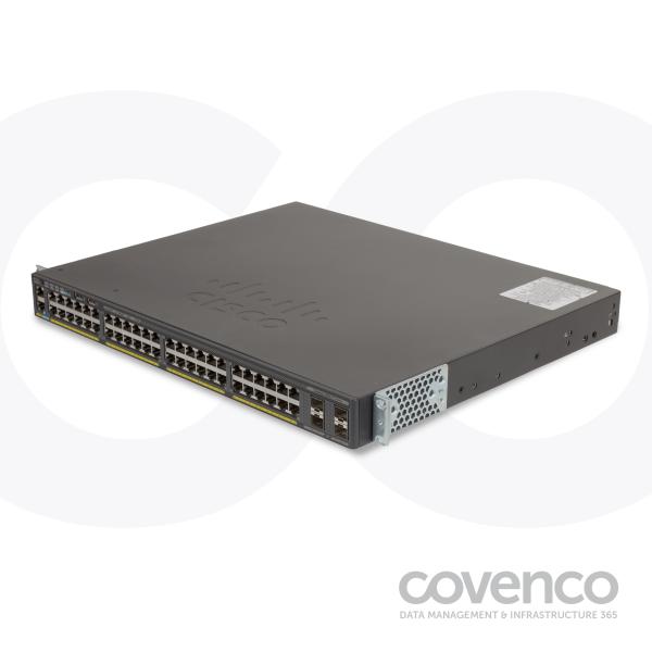 Catalyst 2960-X 48 GigE PoE 370W, 4 x 1G SFP, LAN Base