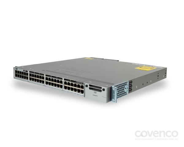 Stackable 48 10 / 100 / 1000 Ethernet PoE+ Ports, With 1100WAC Power Supply 1 RU